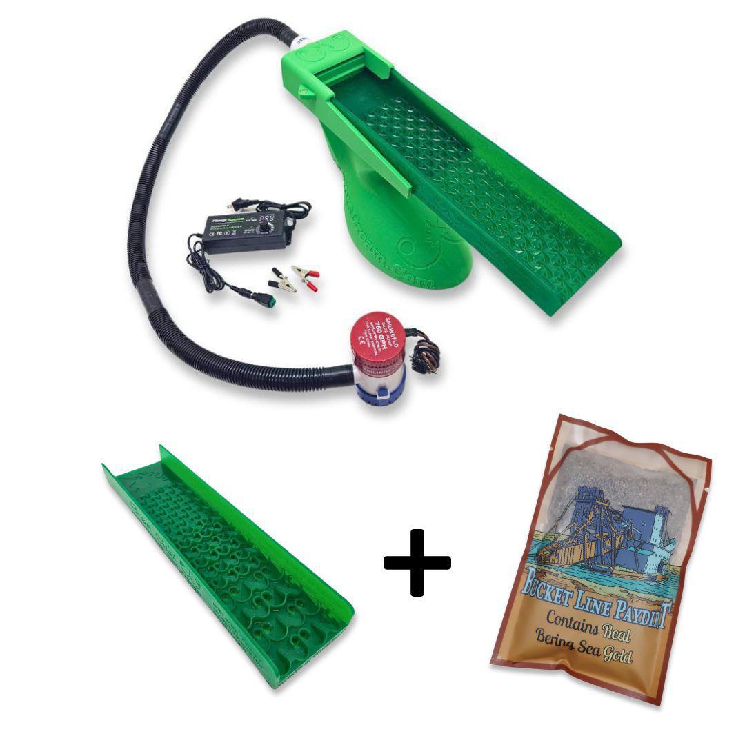 Value Bering Sea Paydirt Bundle - The Boss Clean Up Sluice Kit - Combo + Micro