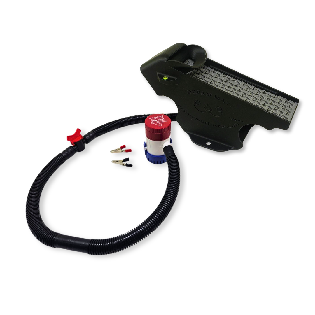 Gold Clean Up Buddy - 12V Kit (500gph) - Dream Mat Exclusive Sluice Box | Gold Prospecting Equipment