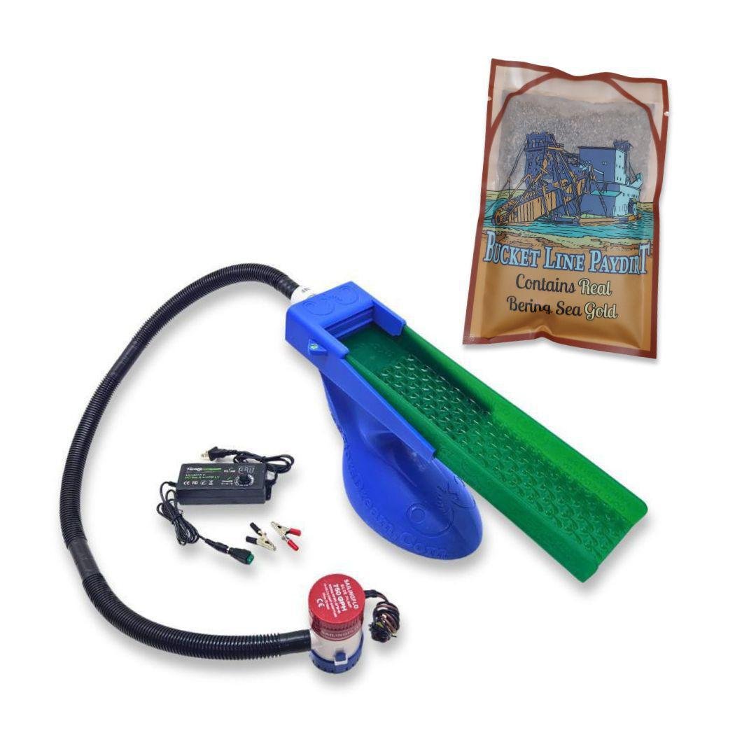 The Boss Clean Up Sluice Kit - Micro (2nd Gen) + Bering Sea Paydirt