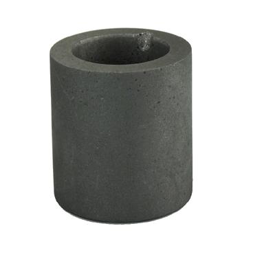 Graphite Crucible - 2 1/2 Inch Diameter by 3 Inches Deep