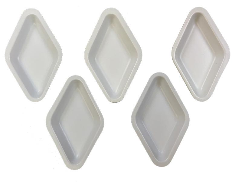 Weighing Boats - Medium Size Diamond Shape White